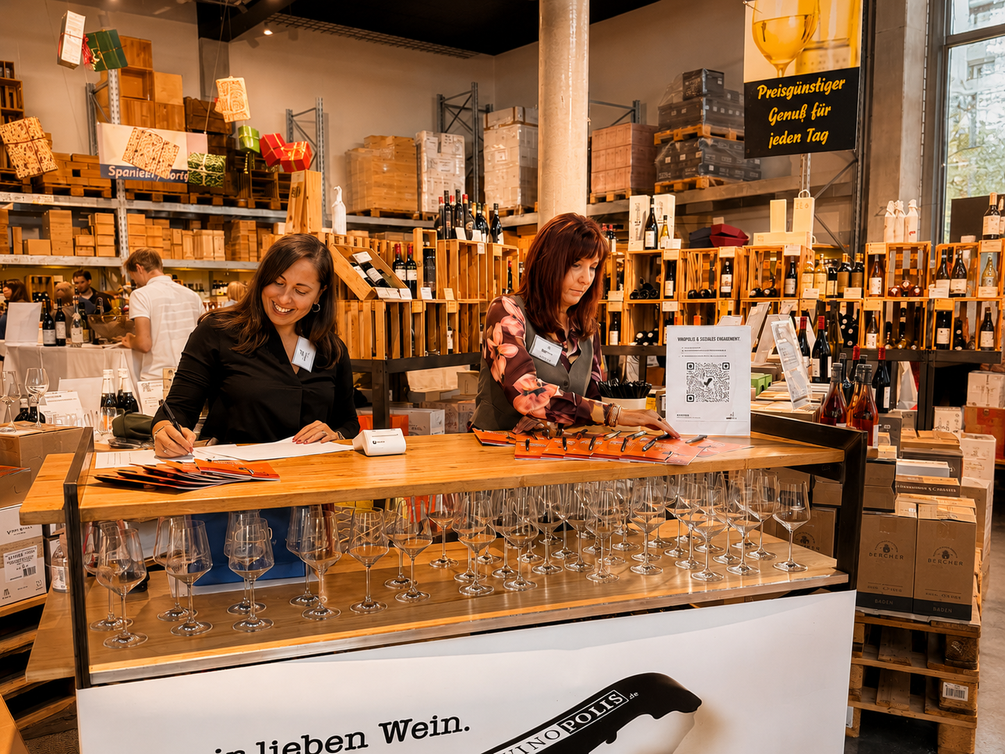 Impression von der Weinmesse
