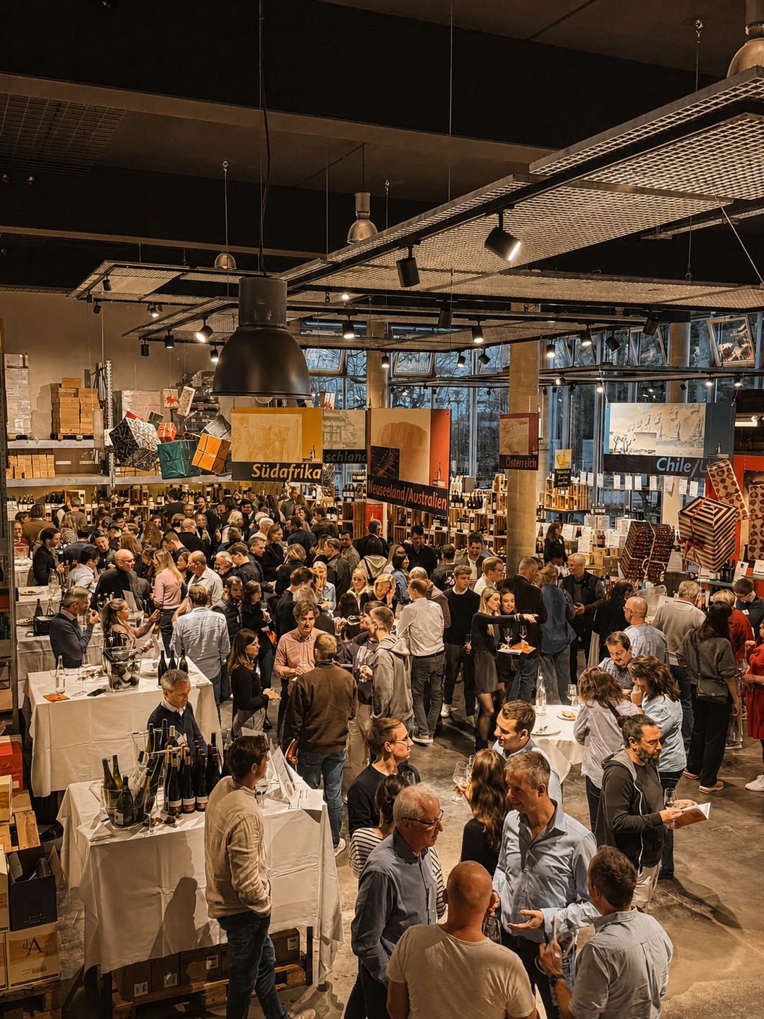 Weinverkostung bei Vinopolis