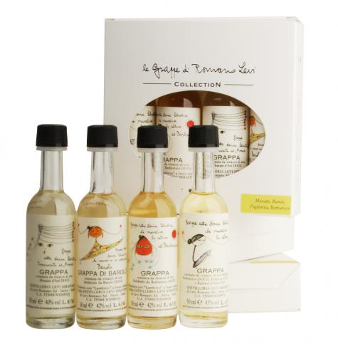 Grappa Miniaturflaschen 4x50ml 